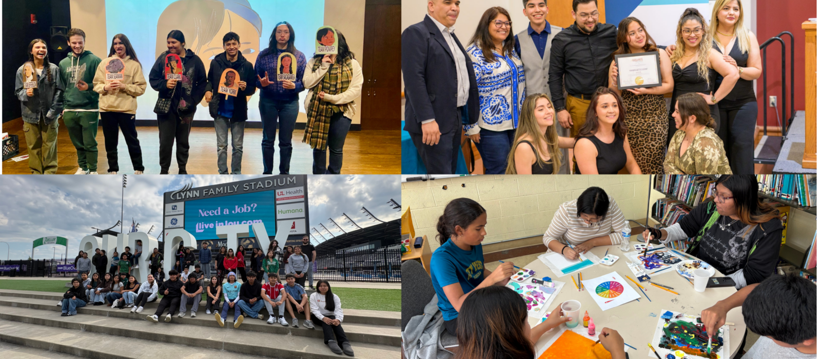 Adelante Student Montage Pictures